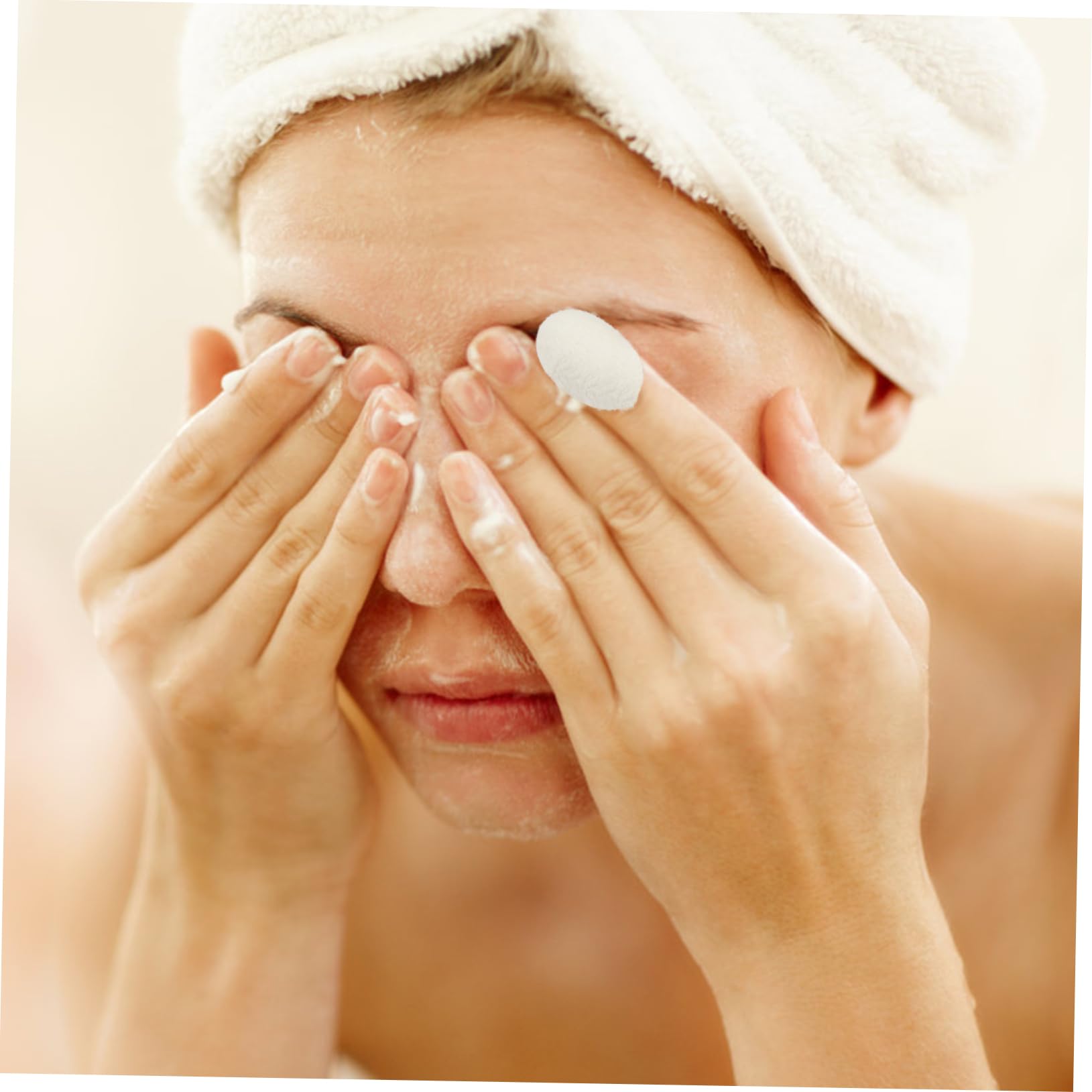 FOMIYES 200stücke Natürliche Organische Seidenraupenbälle Zur Gesichtsreinigung Peeling-exfoliator Für Hautpflege Und Mitesserentfernung Für Anfänger Und Empfindliche Haut