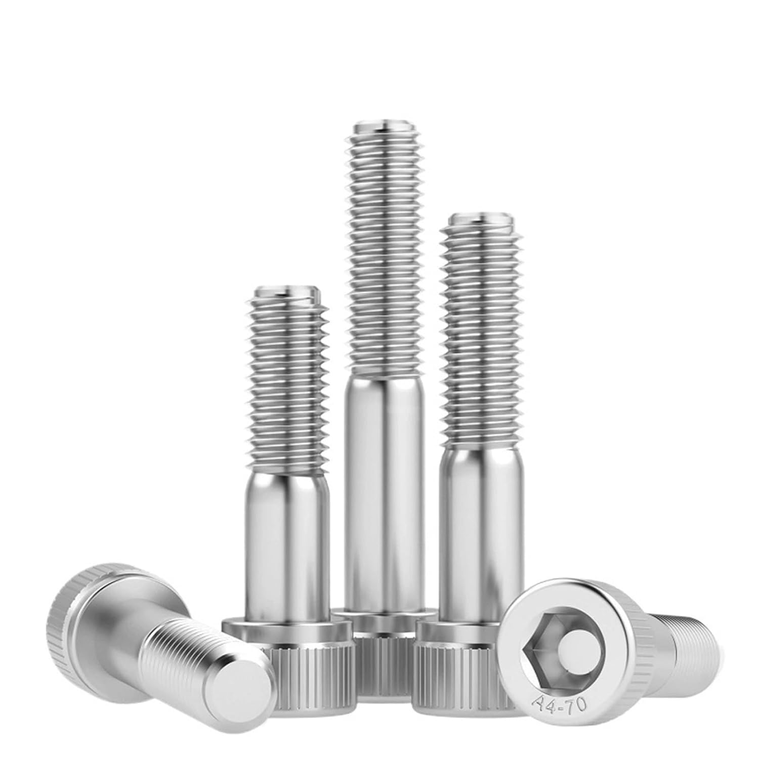 316 Stainless Steel M4 M5 M6 M8 M10 M12 Hexagon Socket Cap Head Half Tooth Screws Hex Socket Cap Head Half Thread Bolts(M5x30mm 5pcs)