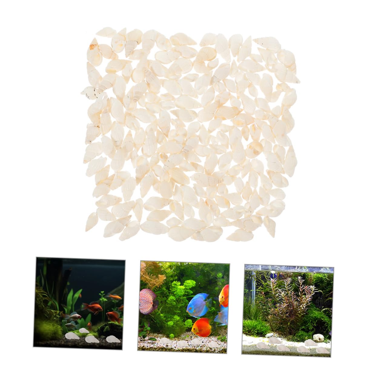 5 Series Decoración De Acuario De Pequeñas para Manualidades Y Adornos 400 Piezas X 5