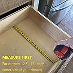 Fabsome Drawer Divider 6 Pack, Bamboo Dresser Organizers for Clothes Socks Underwear Baby Clothing, Wooden Separators for Nursery Organization Adjustable from 12.5'' to 17'' with Soft Foam Ends - Image 4