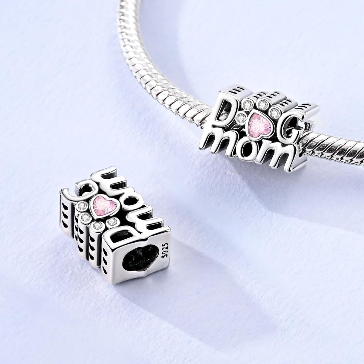 S925 Sterling Silver Charm Fit for Pandora Bracelet Original Pendant Bead Jewelry Gift for Her