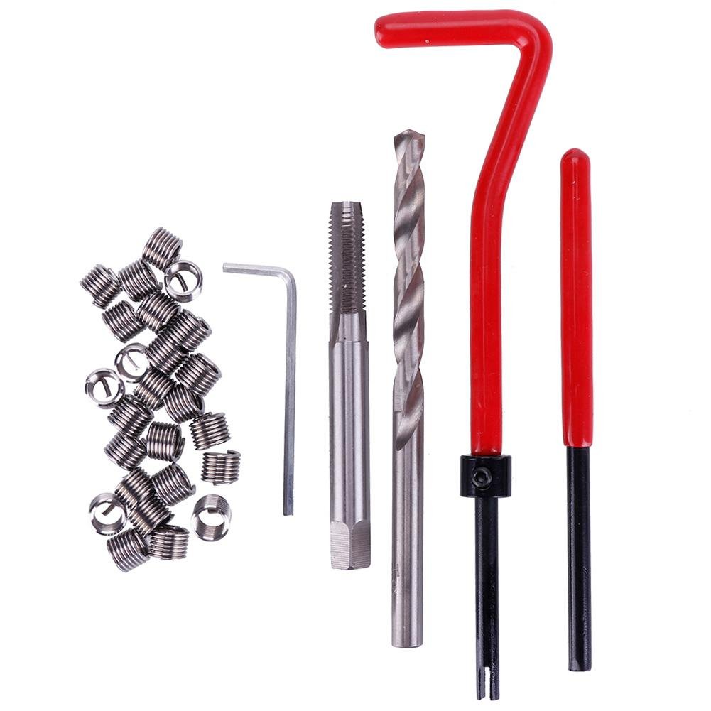 Teabelle Riparazione Filetti M6 x 1 mm 30pz Kit di Riparazione per Automotive