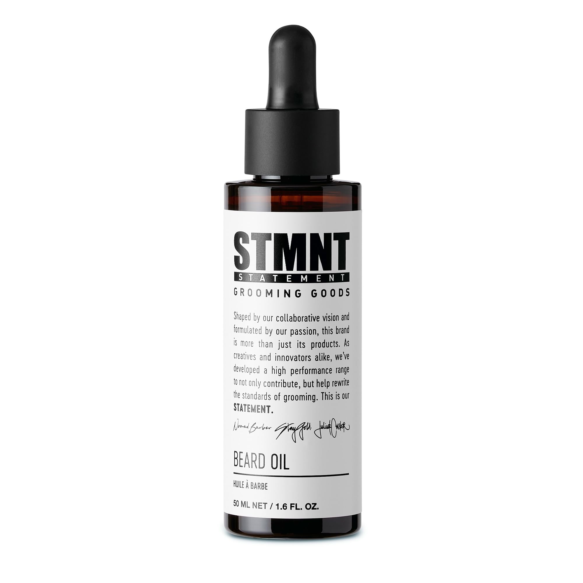 STMNT STATEMENT GROOMING GOODS Beard Oil - Aceite Barba Hombre - Hidratante - Natural - Cítricos y Madera 50 ml