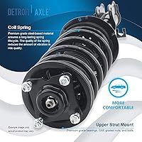 Vista 816 de Detroit Axle - Kit de suspensión delantera de 10 piezas para Chevy Aveo Aveo5 Pontiac G3 Wave 2 Ready Struts Assembly 2 Enlaces de barra