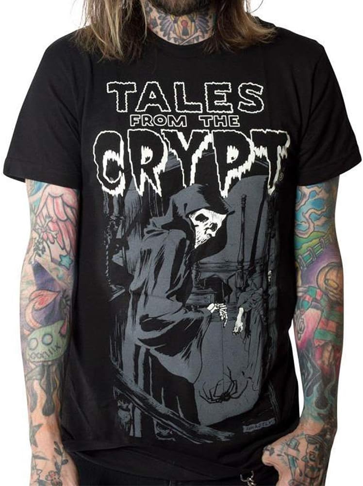 Tales from The Crypt Grim Reaper T-Shirt XL Black