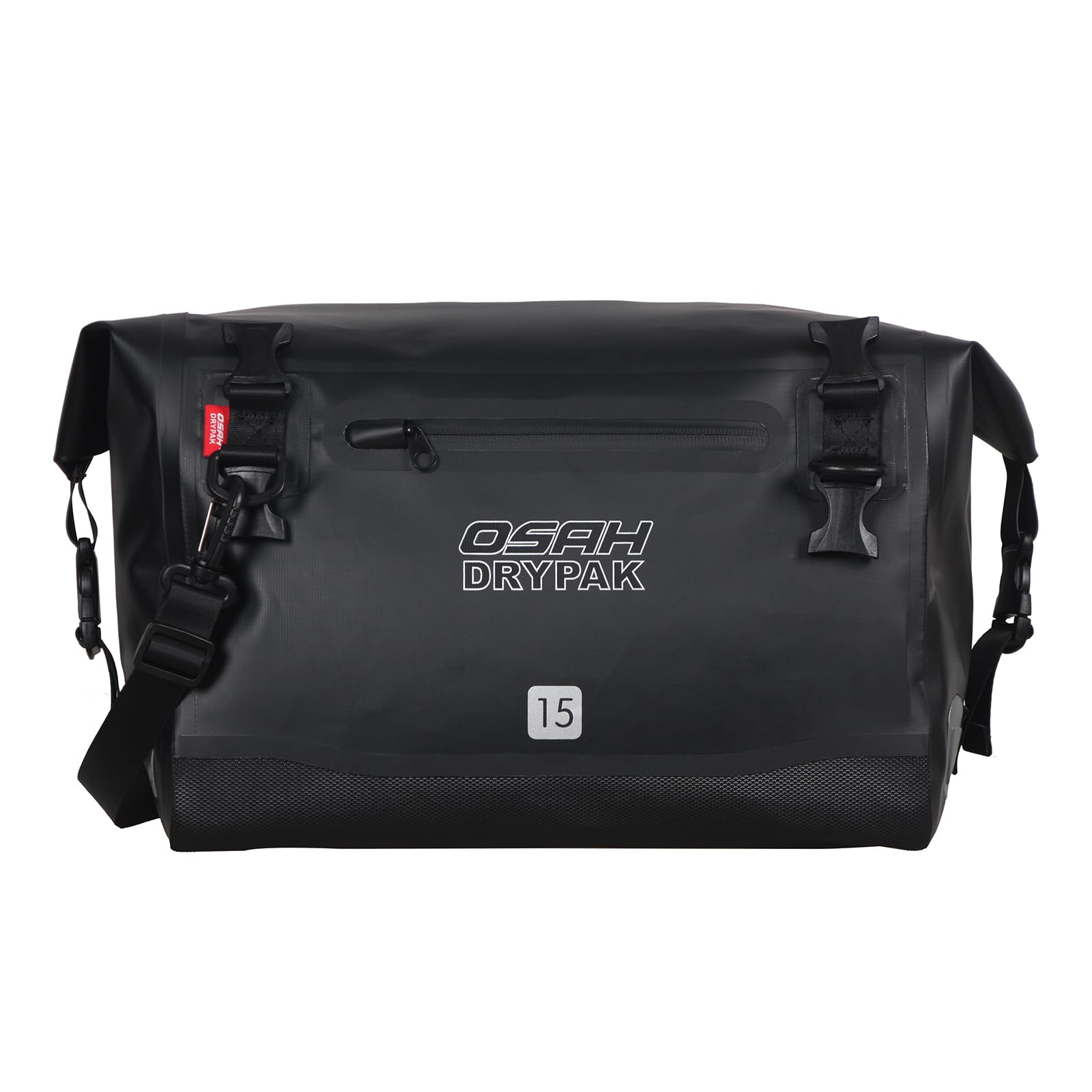 OSAH DRYPAK（オサー ドライパック）15L メッセンジャーバッグ IPX6/防水/ブラック GBM-200-B-1 Black(2615344)代引不可 Amazon.co.jp: OSAH DRYPAK[オサー ドライパック] Messenger Bag 15L