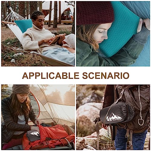 Ivellow Memory Foam Travel Pillow,Small Camping Pillow for Sleeping by Ivellow - Used condition - Image 6