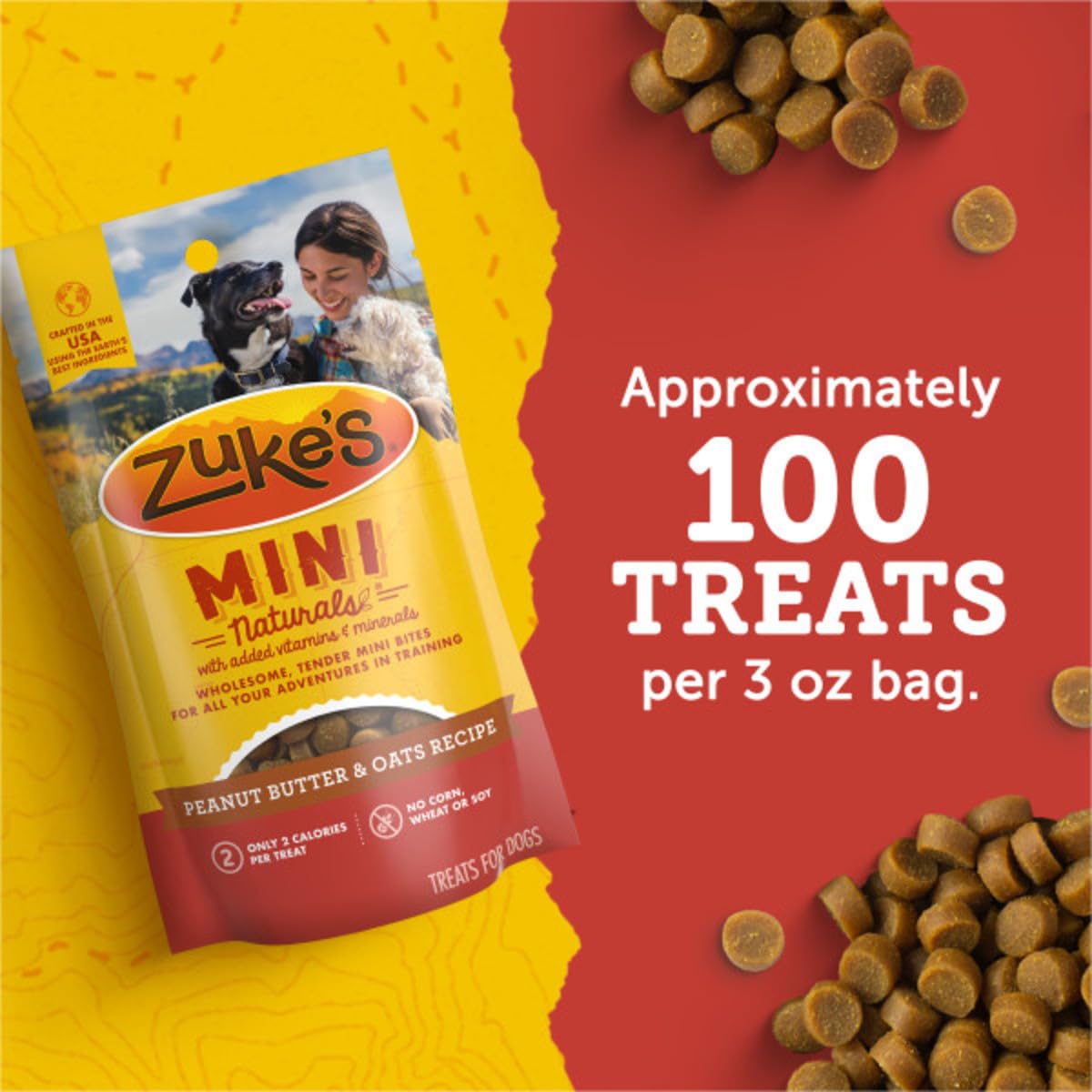 La Mini Naturals de Zuke Sana húmedo formación Treats