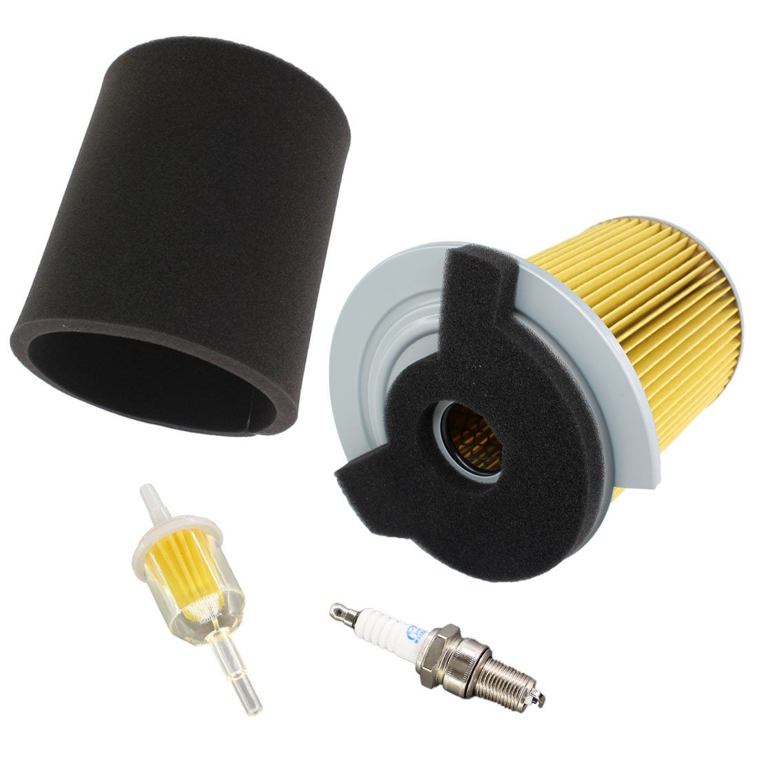 USPEEDA Tune Up Kit for G1 2 Cycle 1978-1989 Gas Golf Cart & G14 4 Cycle Gas Air Fuel Filter Spark Plug