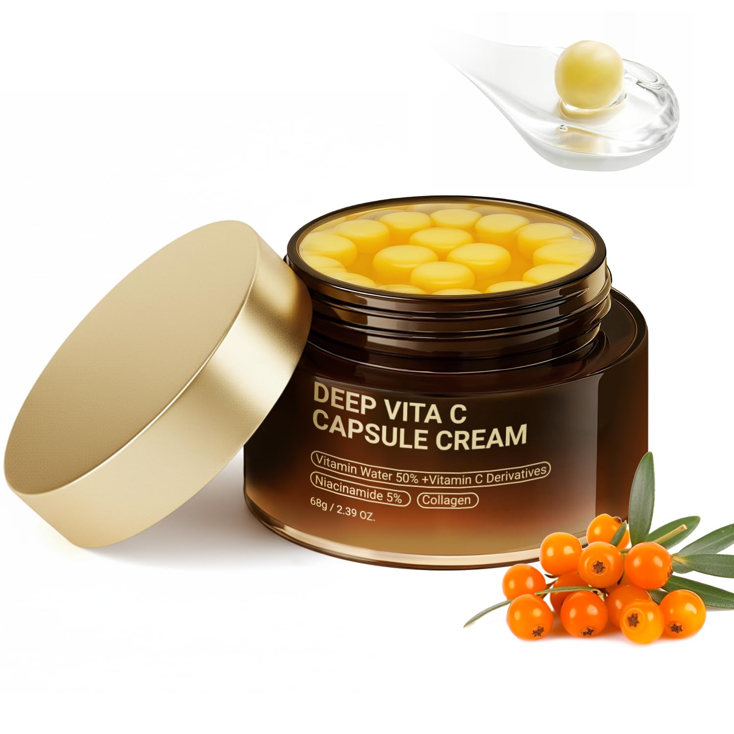 Amazon.com: FIUMOT Deep Vitamin C Golden Capsule Hydrating Face