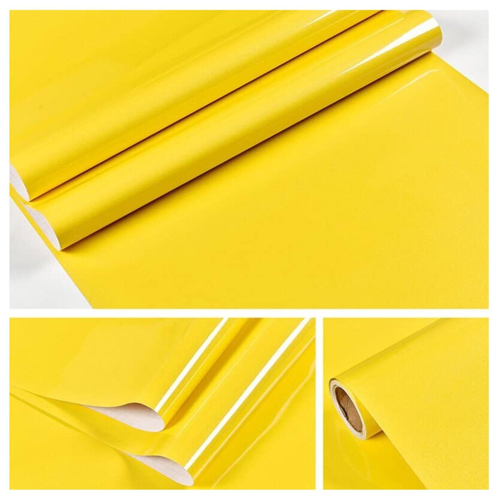 See full amazon price history chart for HOME13™ Shiny Yellow Glossy Wallpaper Peel & Stick Self Adhesive Vinyl Wallpaper for Kitchen Cabinet Furniture Removable Waterproof Wallpaper (12x80 Inch Pack of 2, Yellow Glossy) HOME13™ Shiny Yellow Glossy Wallpaper Peel & Stick Self Adhesive Vinyl Wallpaper for Kitchen Cabinet Furniture Removable Waterproof Wallpaper (12x80 Inch Pack of 2, Yellow Glossy) (B0BLHG8ZM8) Amazon Price History, Amazon Price Tracker