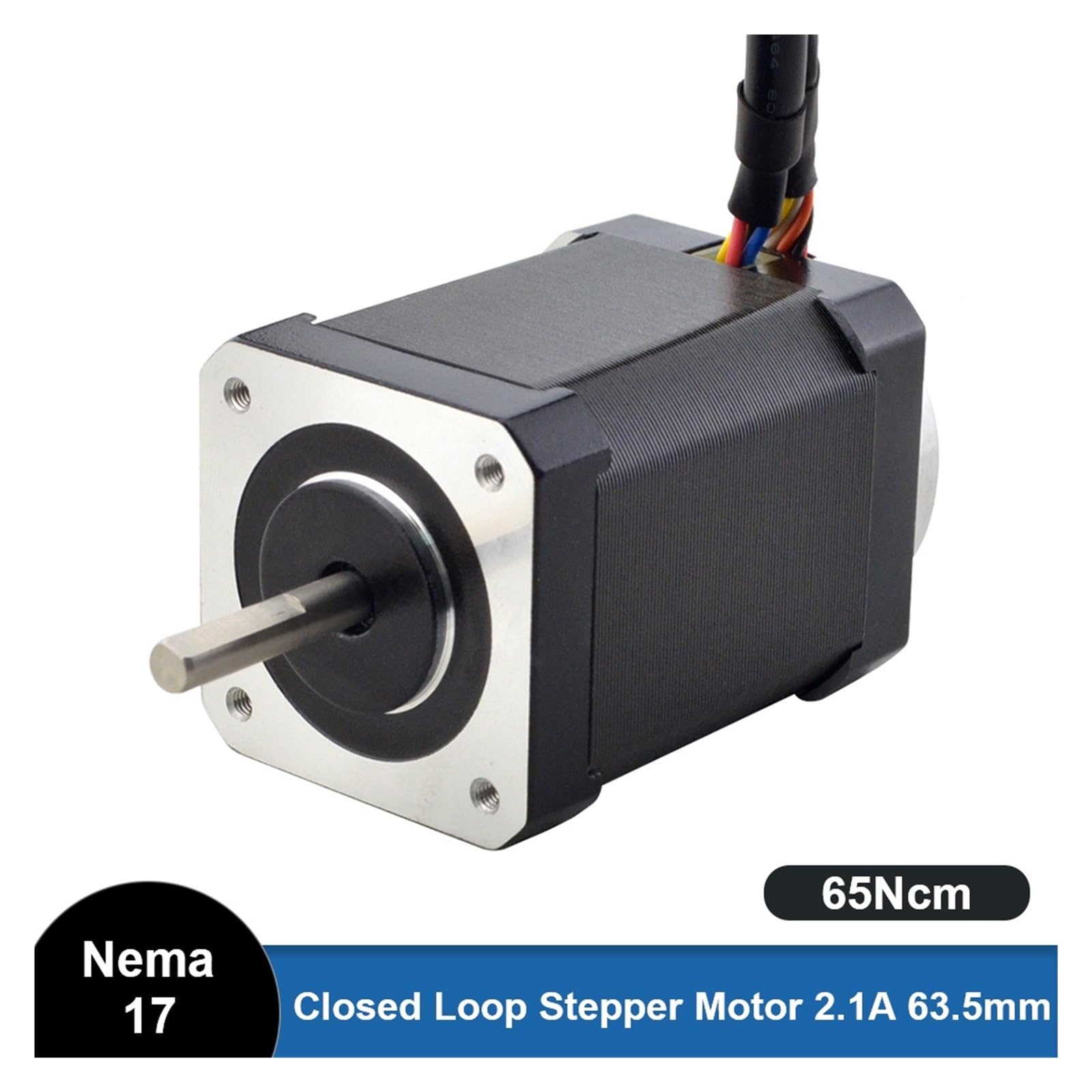 Motore Passo-Passo Nema 17 ad Anello Chiuso 65Ncm 2,1A con Encoder Magnetico Motore Passo-Passo ad Anello Chiuso con Spessore 63,5 mm