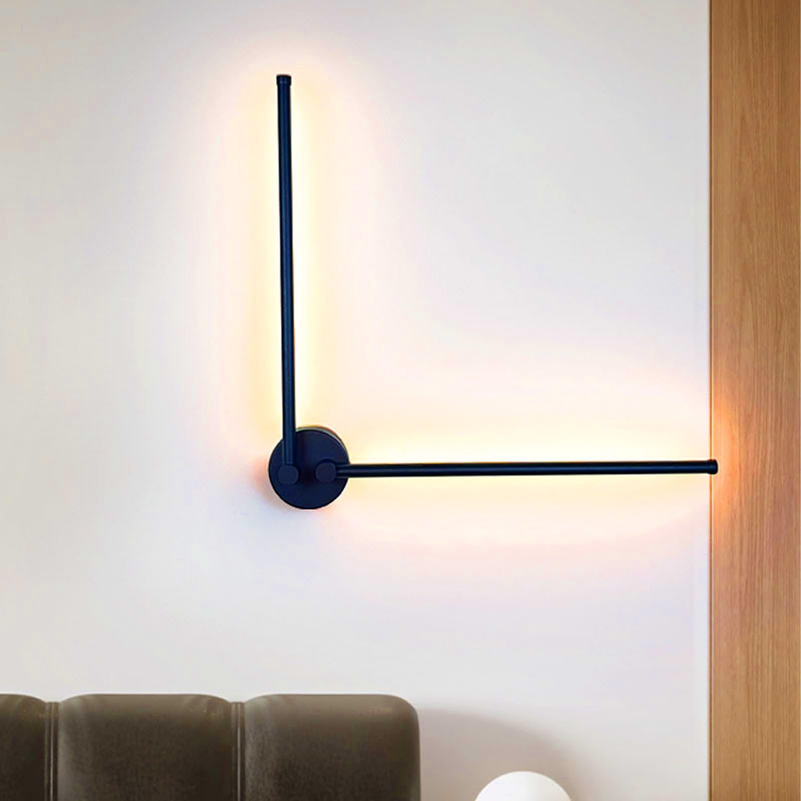 Aplique de pared LED de 100cm moderno con luz cálida de aluminio 8
