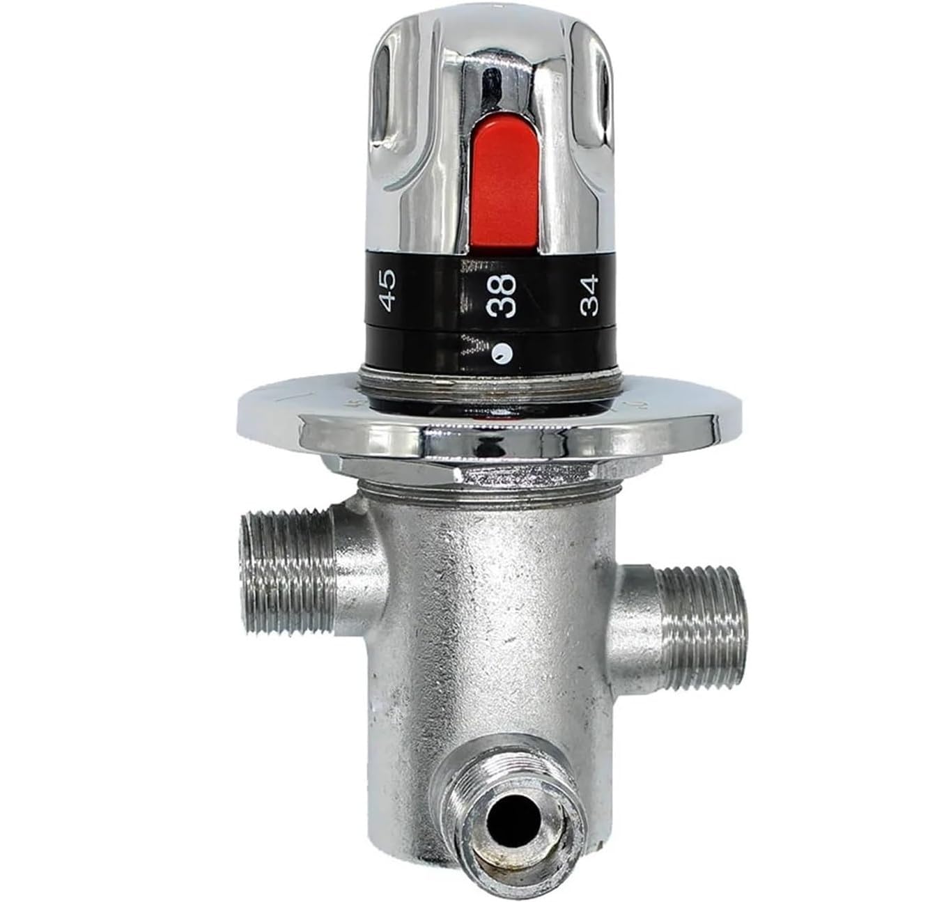 Copper Thermostatic Mixing Valve for Solar Water Heater - Adjustable Temperature Mixer