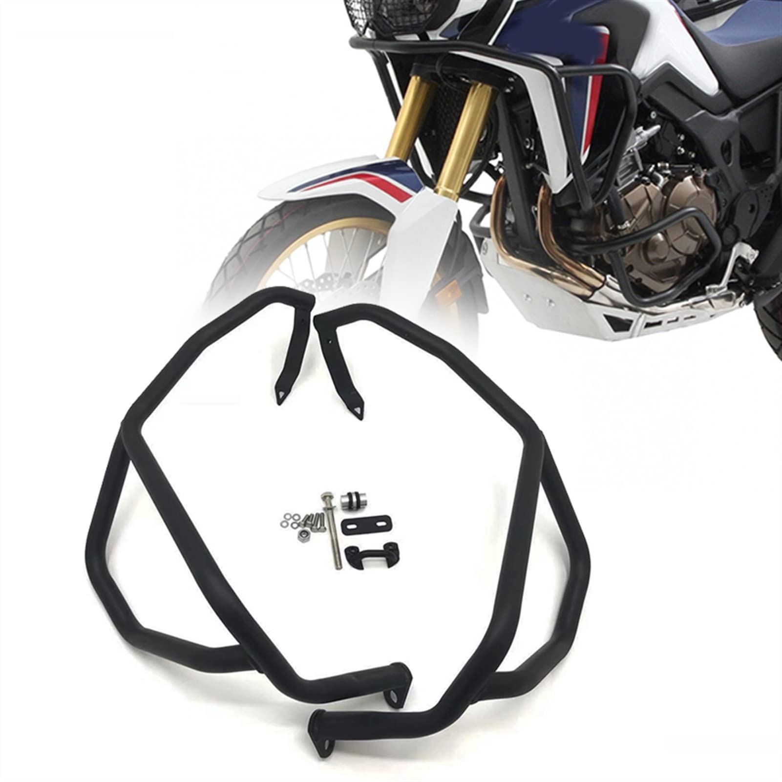 Crash bar Honda CRF1000L Africa Twin : pare-carter haut de gamme en acier renforcé