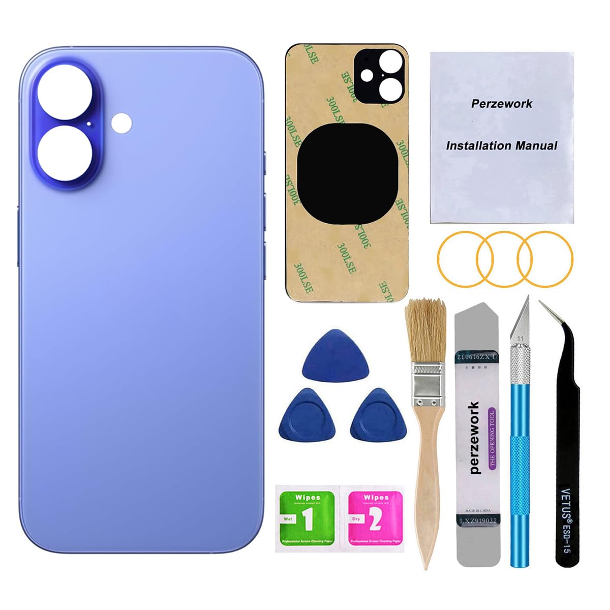 Amazon.com: Perzework OEM Rear Back Glass Replacement for iPhone