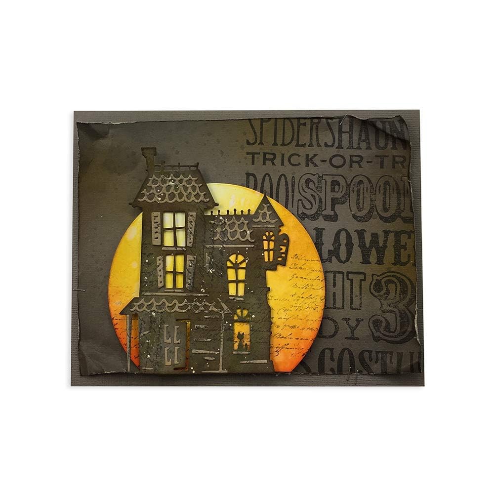 Sizzix Fustelle Thinlits 26 pz 664728 Set minuscolo ombreggiato by Tim Holtz, Alfanumerico Ombra, Taglia unica