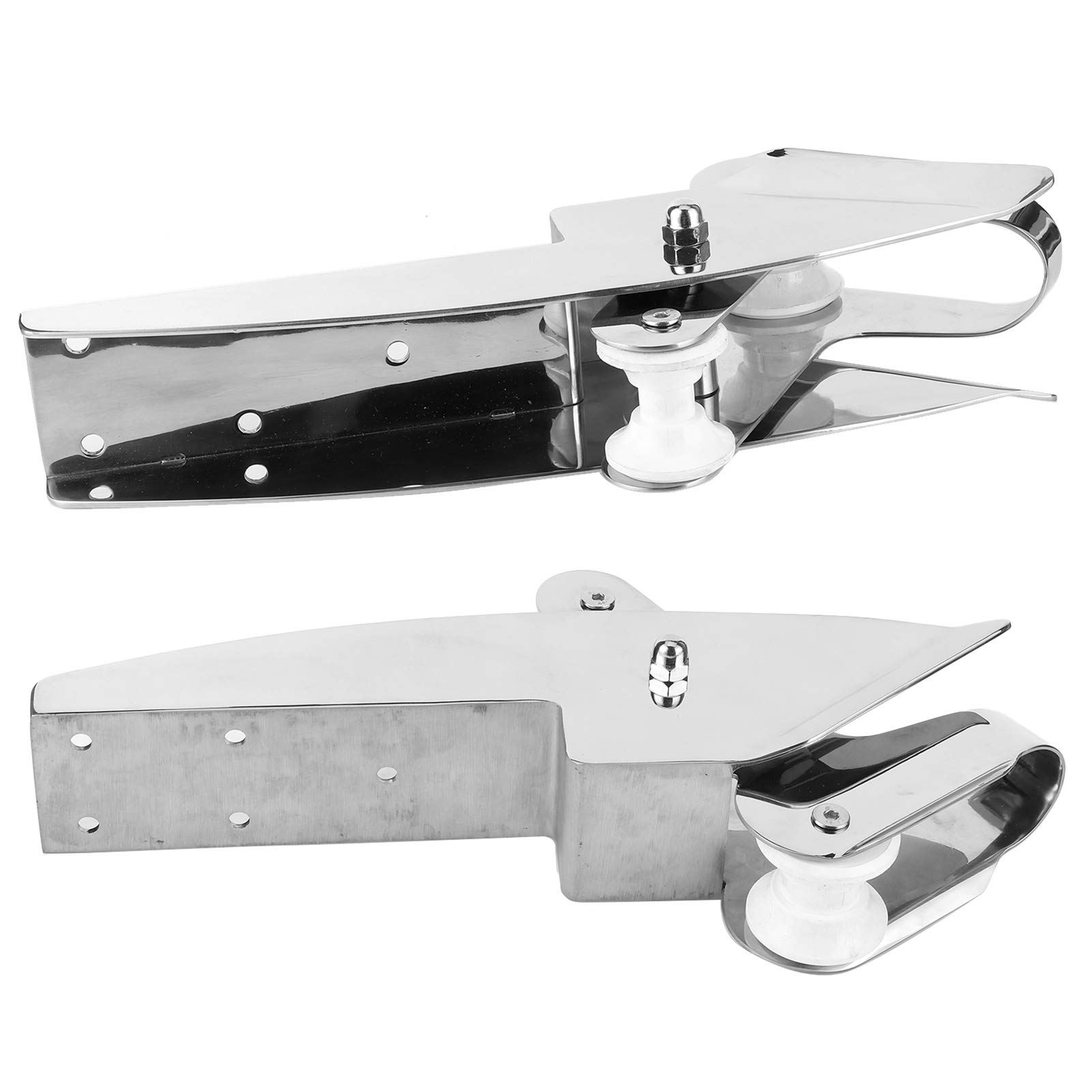 Uchwyt Kotwicy Akcesoria do łodzi Rolka Kotwiczna Dziobu łodzi Stal Nierdzewna 316 7,5-15 Kg (420 Mm/16,5 Cala) Do Akcesoriów Sprzętowych do Statków Morskich
