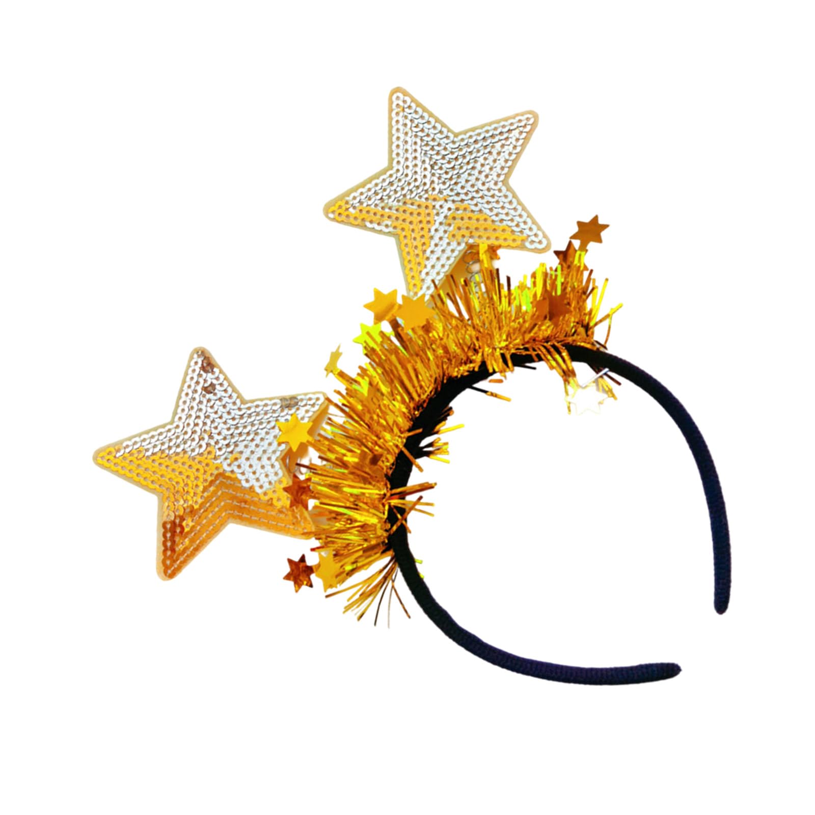 Fentency Sparkling Golds Sequins Headbands New Year Headpiece Festives Party Headwear Women's Hair Accessory