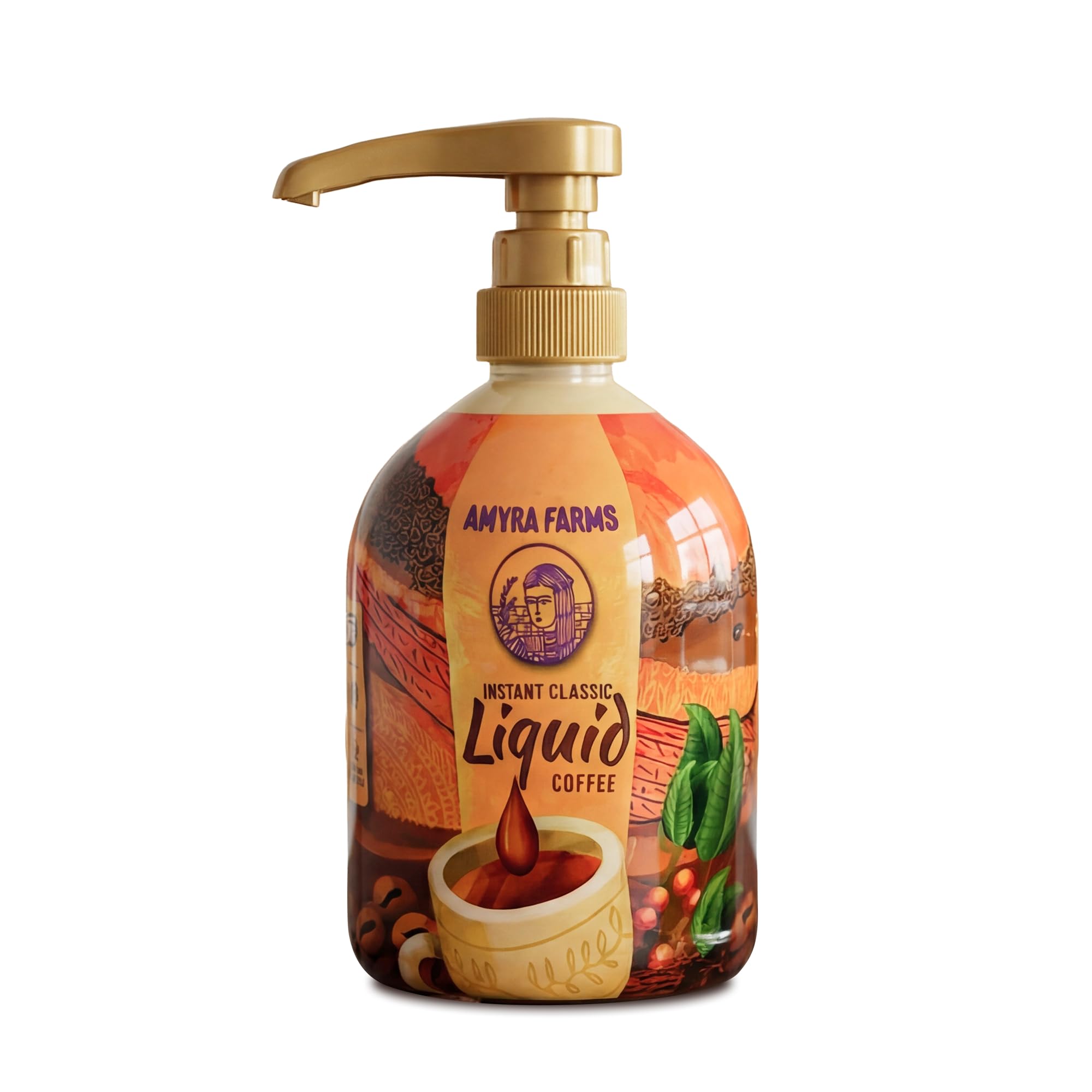 Amyra Farms Instant Classic Liquid Coffee | 500 ml Bottle | Ready to Use | Makes Hot & Cold Coffee | Premium Estate-Grown Coffee Concentrate-picture-21