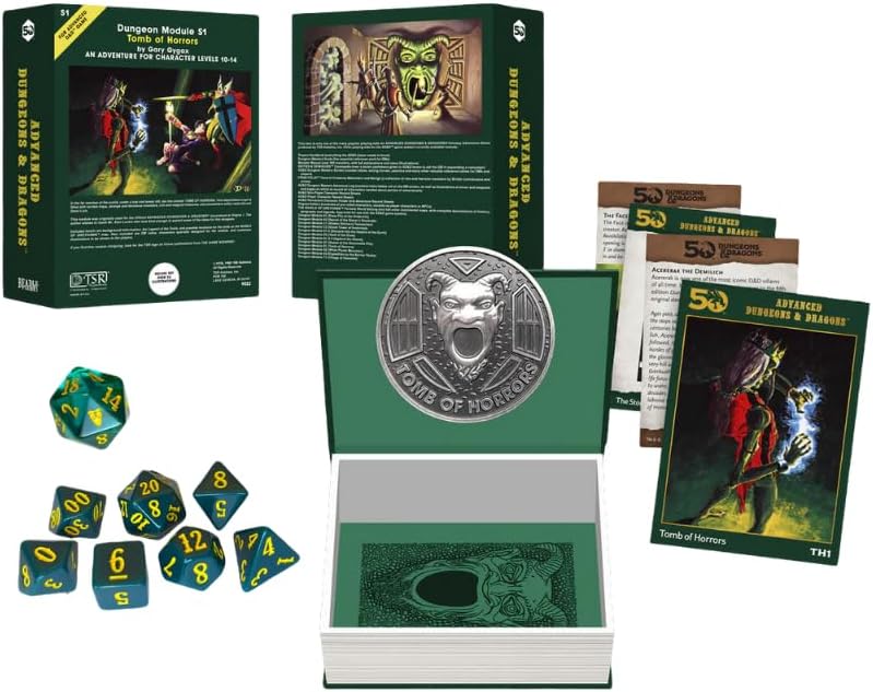 Classic Module Dice Sets - D&D (White Plume Mountain)