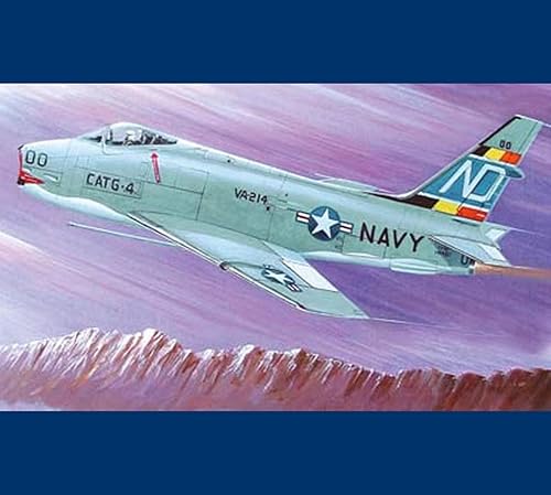 Miniatura 7 de Fighter 3D Puzzles Kits de modelos de plástico, escala 148 FJ-4B modelo de bombardero de combate furioso, juguetes para adultos y regalo, 19.6 x