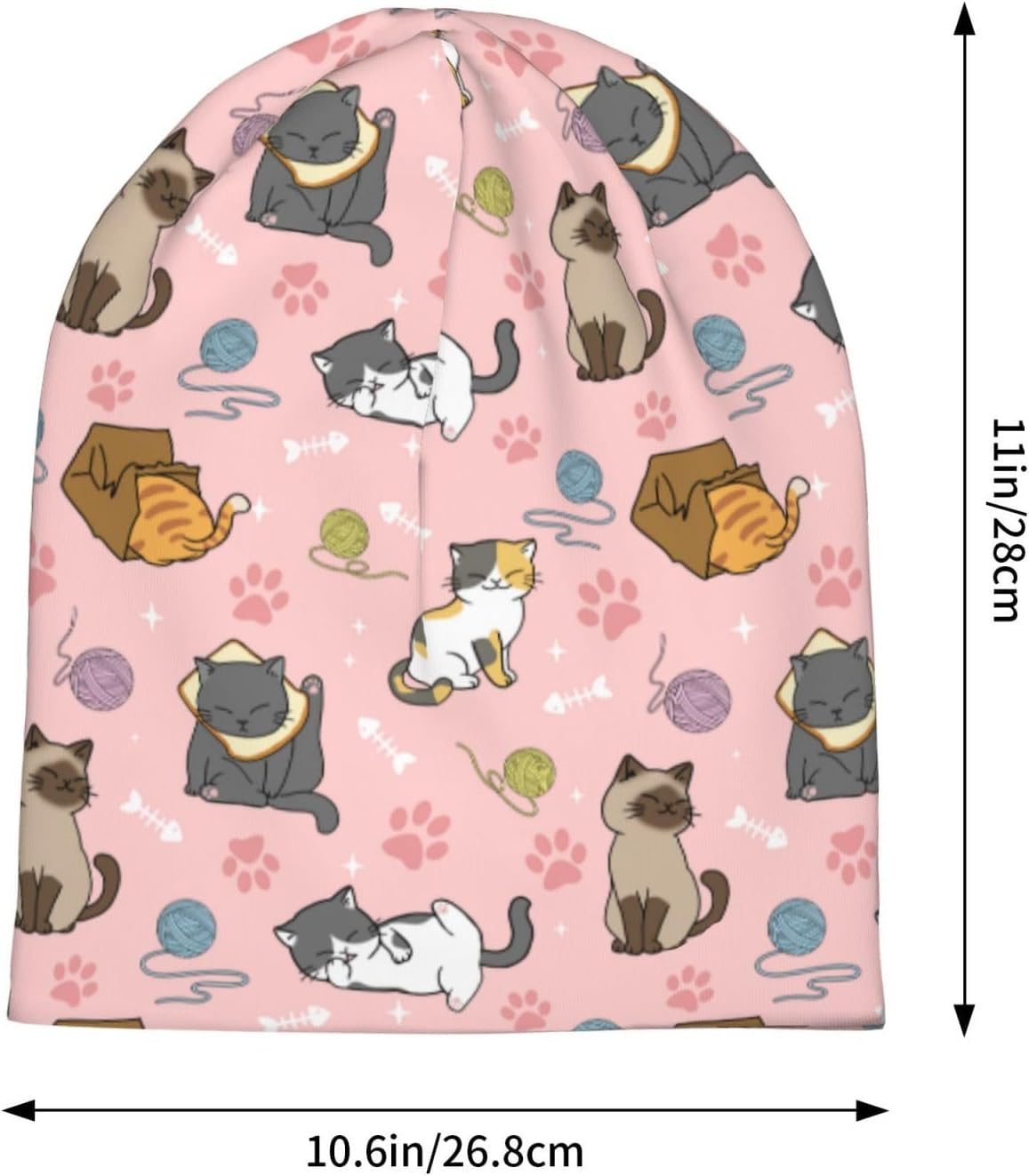 Beanie Chemo Hats Cancer Headwear Skull Hat Knitted Hat Nightcap Skull Cap for Women Men - Image 5