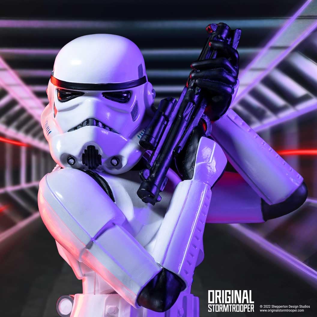 NEMESIS NOW Busto con Licenza Ufficiale Stormtrooper (Piccolo) Bianco, 14,2 cm, 14.2cm