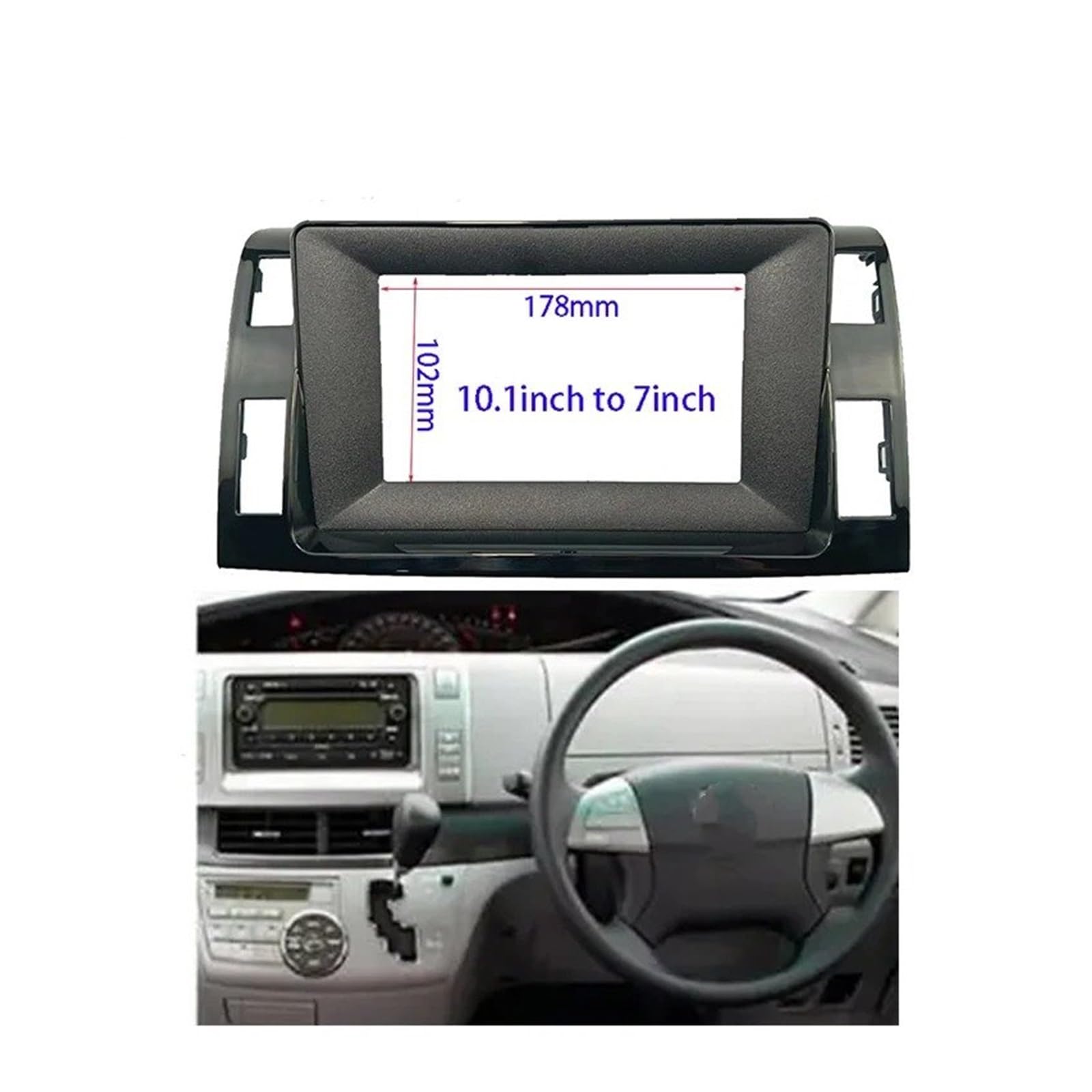 Autoradio Einbau Set Für Toyota Für PREVIA ESTIMA TARAGO 2006-2016 7/9/10 Zoll Auto Android Radio Dash Panel Kit