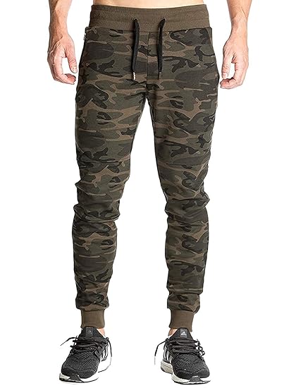 Men's Camouflage Slim Fit Track Pant