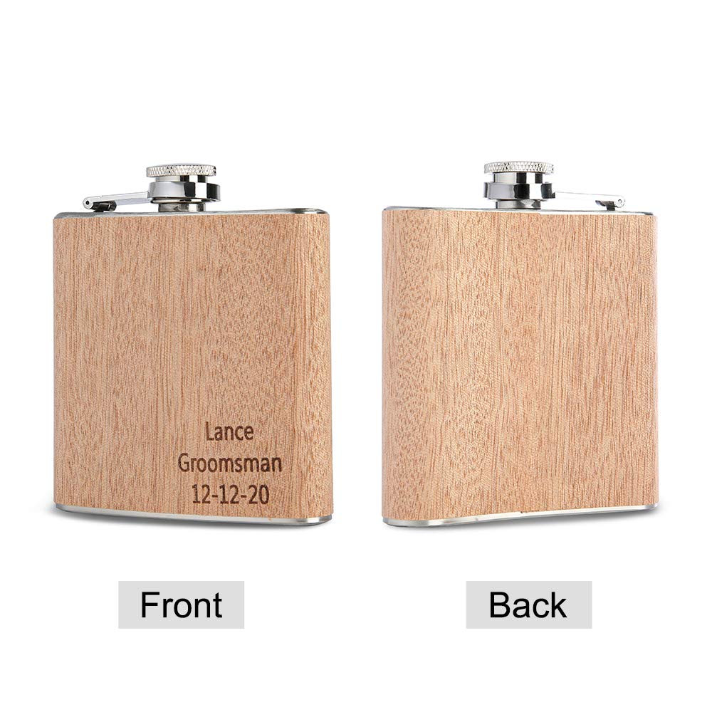 BOMBONIERA MATRIMONIO PENNA CON FEDI SU BASE IN LEGNO PERSONALIZZABILE Con Incisione Laser
