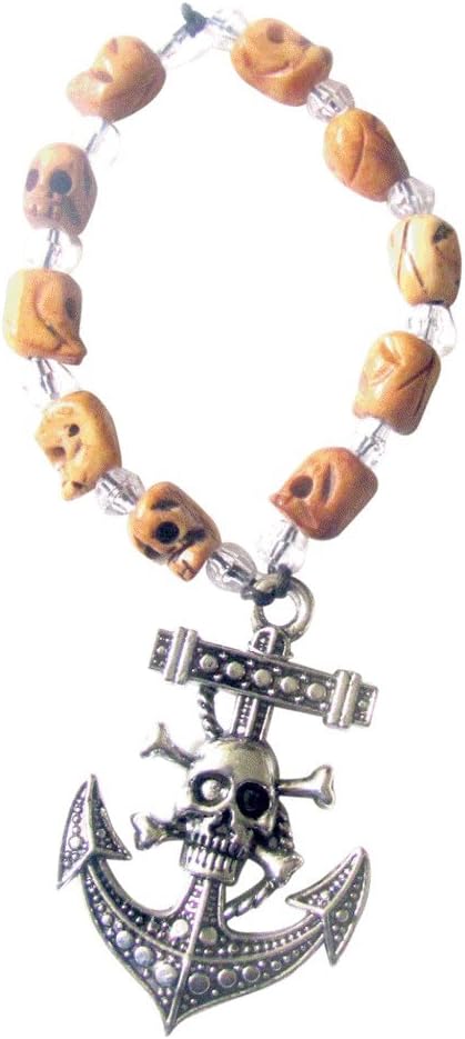 Gifts by Lulee, LLC Memento Mori Chaplet or Hand Rosary Two Styles Bronze or Silver Tone Santa Muerte Incense Included