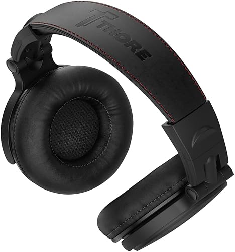 Miniatura 8 de Thore Auriculares sobre la oreja para iPhone con conector Lightning (certificado Apple MFi)  Auriculares de estudio con monitor DJ de estudio