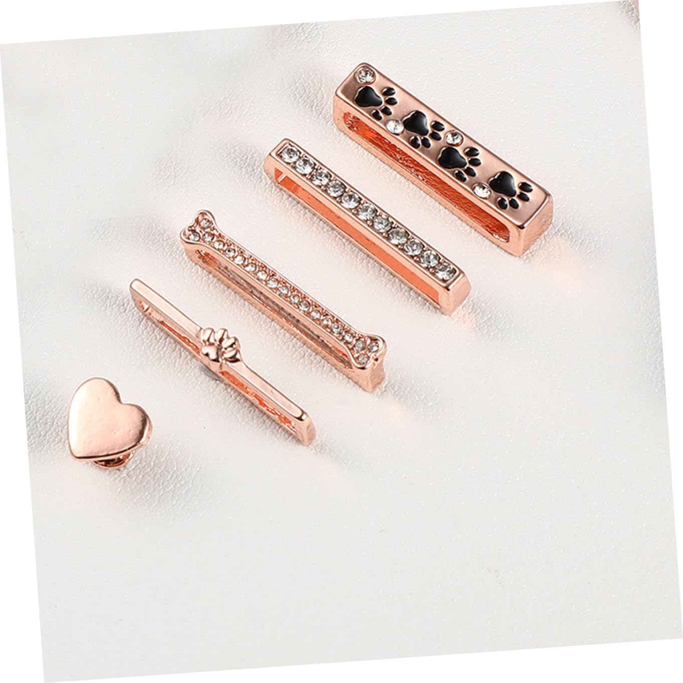 Gatuida Breloques Décoratives Charmes et Clous Simples 10 Pcs en Métal Accessoires Uniques pour Personnaliser et Embellir Votre Bracelet pour Bracelet de Montre Connectée