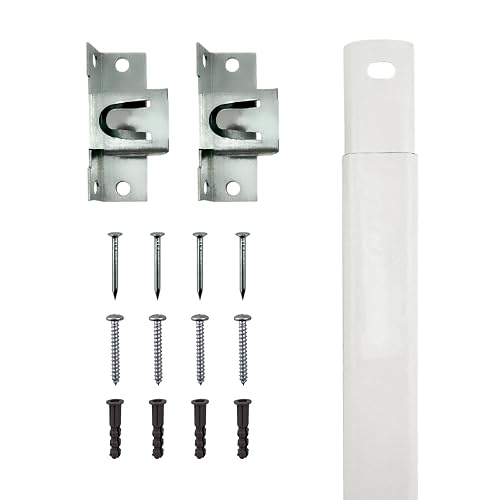 Amazing Drapery Hardware 28-48 Inch Flat Sash Rod with 1/4
