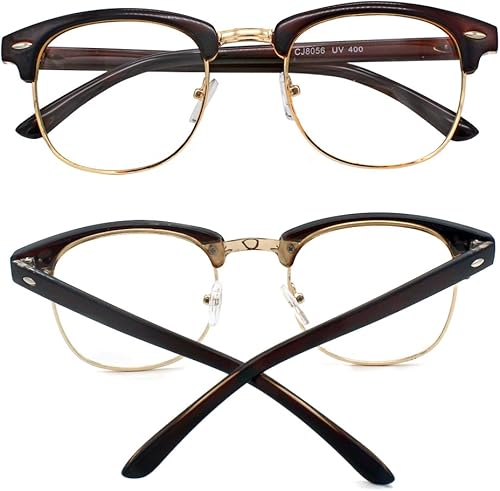 Miniatura 3 de BEISON Gafas de nerd con montura para hombre y mujer