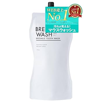 Amazon | 【汚れが見える マウスウォッシュ 】 ブレスマイル
