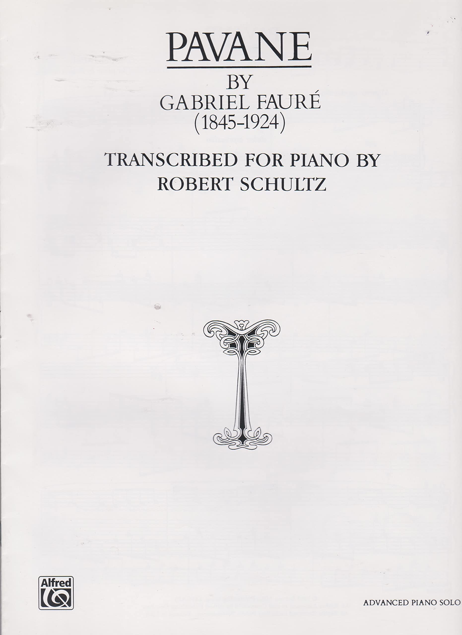 Pavane, Op. 50 - Faure - Piano Solo - Advanced - Sheet Music