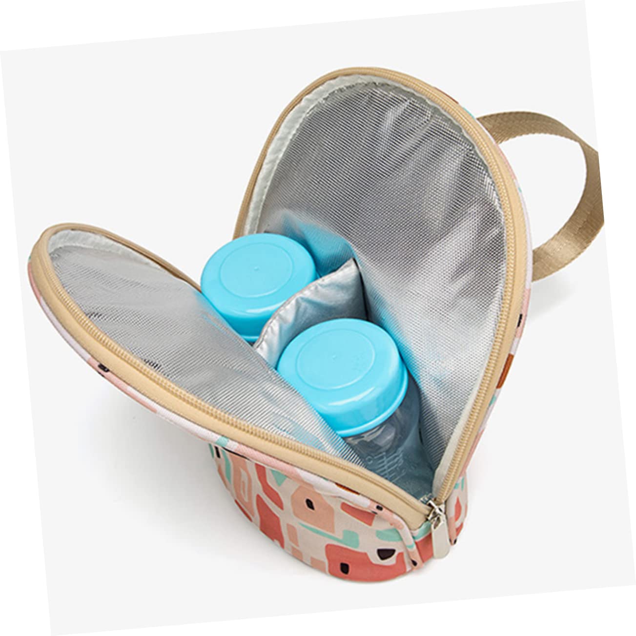 Kisangel Bolsa Térmica para Biberones 3 Unidades Ideal para Mamás para Viajes Y Lactancia Materna Ideal para Almacenar Leche Materna Ideal para Lactancia Materna De Poliéster Color