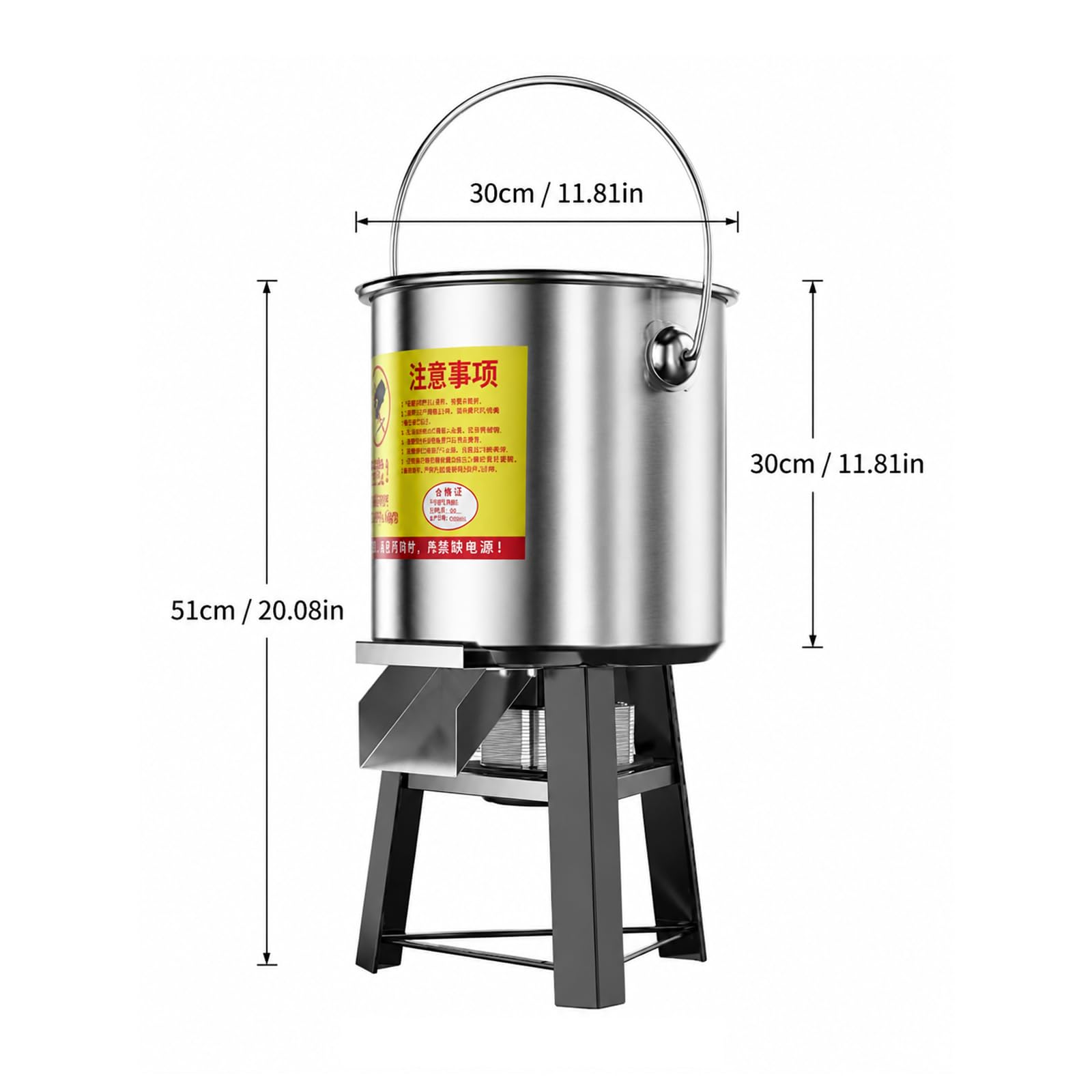Procesador De Alimentos Comercial, Multifuncional De Acero Inoxidable, Trituradora De Alimentos De 2600 Lb/h Para Pollo, Pato, Ganado Vacuno Y Ovino; Uso Agrícola Y Doméstico. 1500W