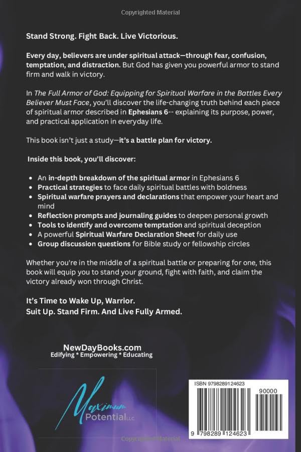 Image of The Full Armor of God: Equipping for Spiritual Warfare in the Battles Every Believer Must Face (Armor of God Spiritual Warfare Series)