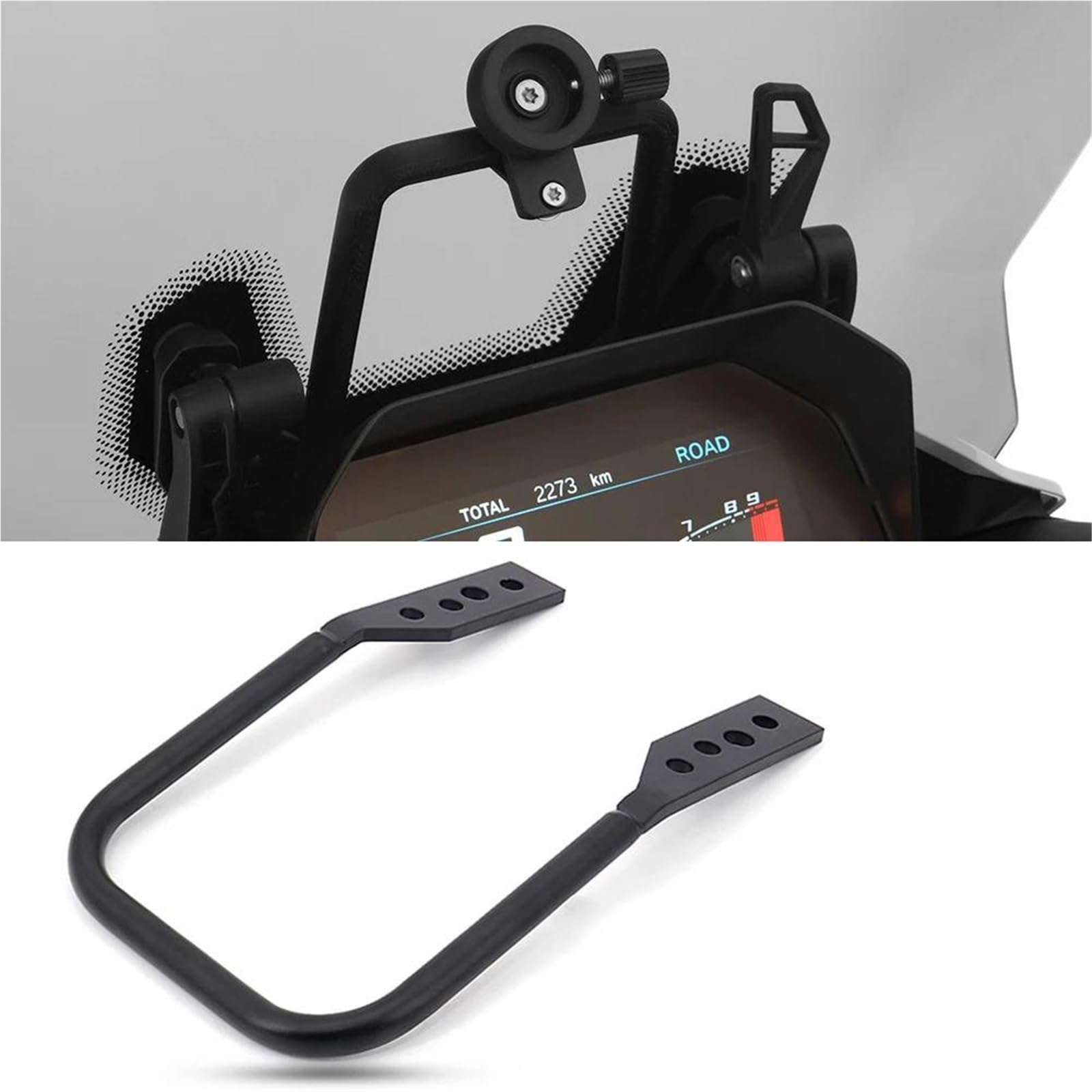 Genérico Soporte para Placa De Navegación GPS Motocicleta para F750GS, F850GS, Adventure, para Teléfono, Extensión Manillar Golpes Teléfono Soporte Placa