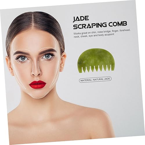 Miniatura 8 de 2 unids peine de masaje raspado tabla de masaje herramienta facial cuero cabelludo Gua Sha peine herramientas de mano Gua Sha peine pelo peine