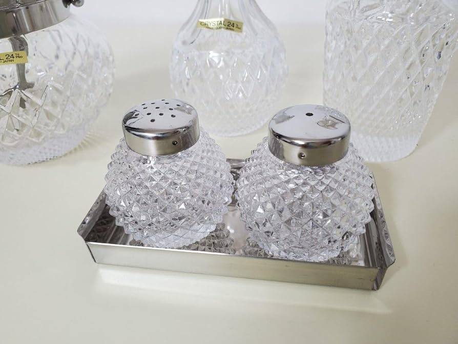 Amazon | カメイガラス クリスタル 調味料入れ 醤油差し