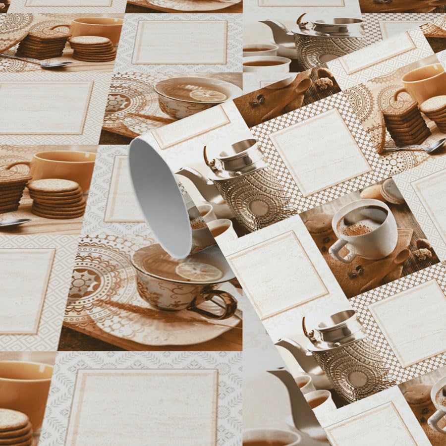 Bnezz Kitchen Wallpaper Oil Proof Waterproof Wallpaper for Walls Size (100x40) Cm Wall Stickers for Kitchen, Self Adhesive Wallpaper for Kitchen, Brown Kitchen Tile Wall Paper for Kitchen (B0CWY6R14Z) Amazon Price History, Amazon Price Tracker