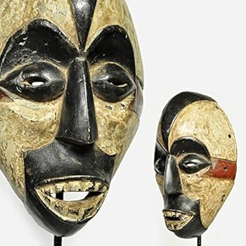 Amazon.co.jp: イボ族仮面【アフリカ プリミティブアート