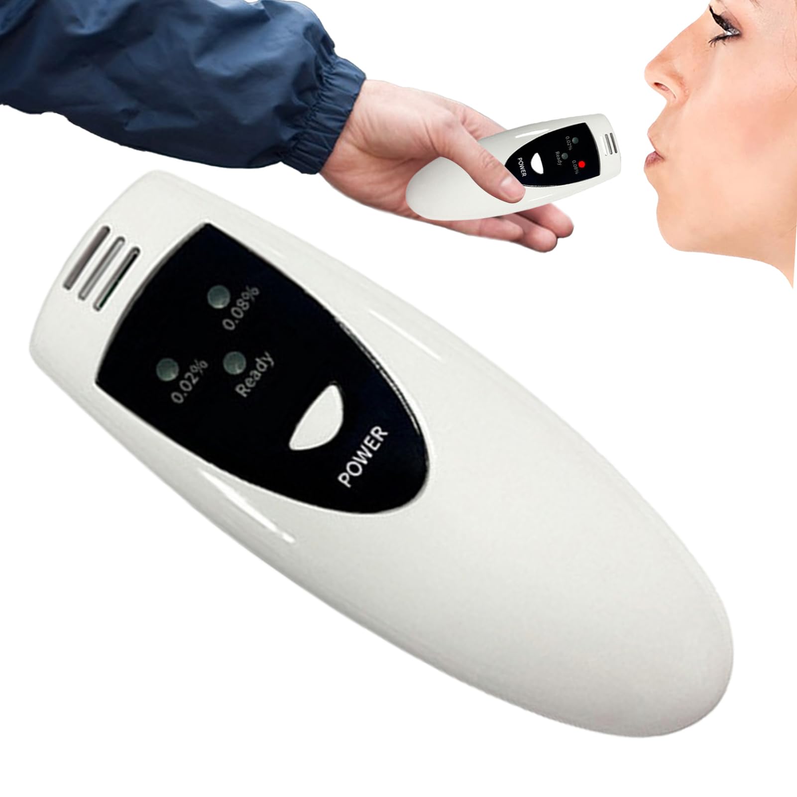 Alcoholímetro para Coche - Probador de Alcoholemia con Indicadores Luminosos - Detector Preciso para Conductores | Seguridad en Conduccion Analisis Monitoreo Deteccion Viajes Carretera