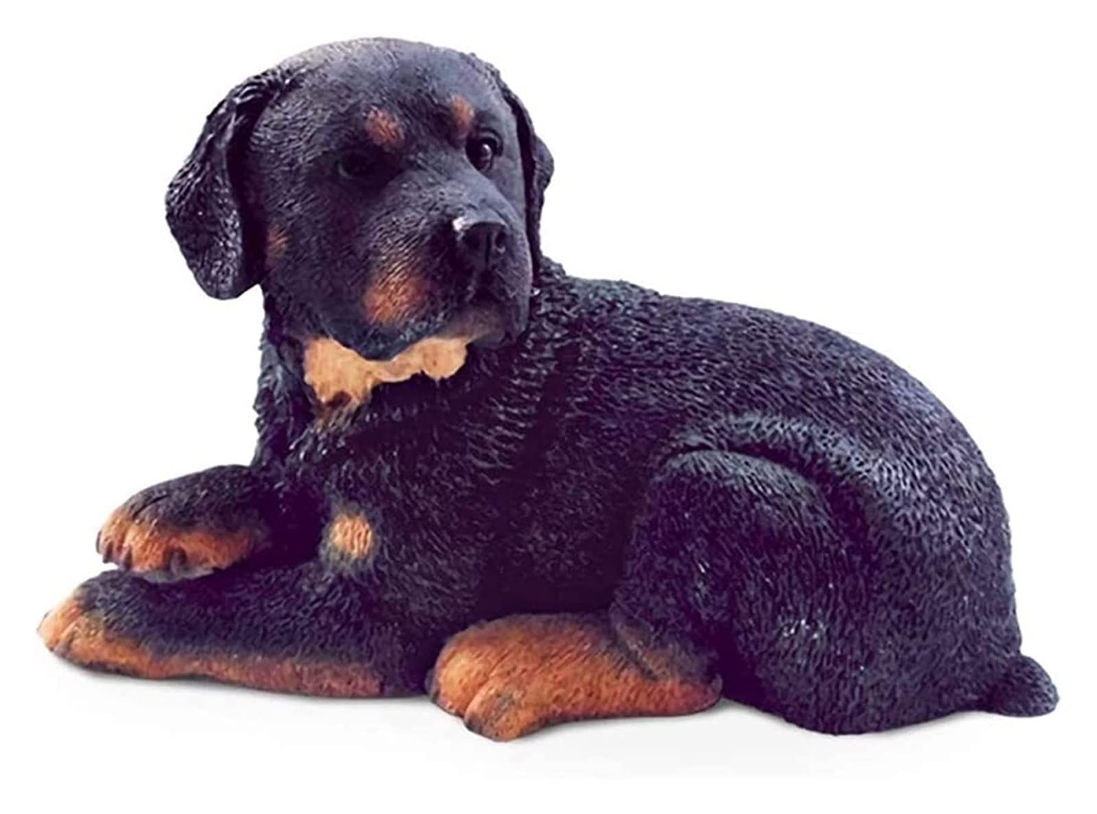 KFGISD, Sculpture Tabletop Simulation Dog Statue Animal Figurine Statuette Indoor Decoration Outdoor Garden Courtyard Lawn Terrace,animal statue
