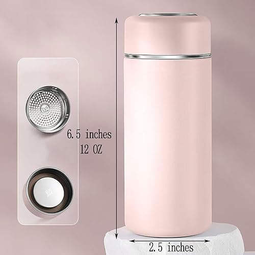 Miniatura 3 de Mini botella de agua pequeñas botellas de agua aisladas al vacío, botella de agua térmica, bebidas calientes y frías, taza de café de viaje, termo