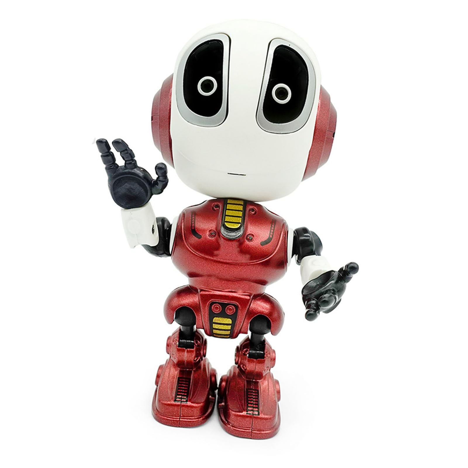 Syrisora Mini-Roboter Sprechendes Spielzeug, Legierung, Intelligente Berührungssteuerung, Aufgezeichnetes Gespräch, Roboterspielzeug mit LED-Augen, für Zum Lernen und Spielen Als Partner